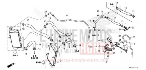 KUEHLERSCHLAUCH/WASSERROHR CRF1100A2M de 2021