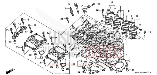 CULASSE CBR1000RR4 de 2004