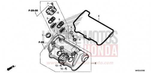 ZYLINDERKOPFDECKEL CRF1100A4L de 2020
