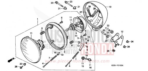 SCHEINWERFER CA125V de 1997