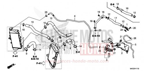KUEHLERSCHLAUCH/WASSERROHR CRF1100A4L de 2020