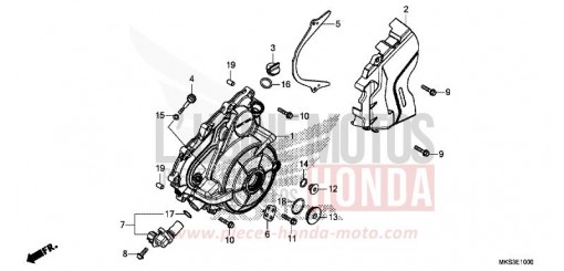 GENERATORABDECKUNG CRF1100A4L de 2020
