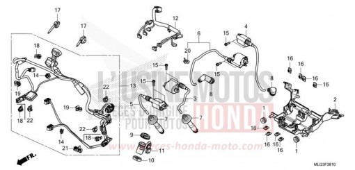 HILFSKABELBAUM/ZUENDSPULE CRF1100A4N de 2022