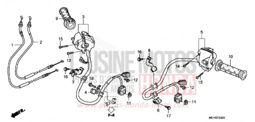 SCHALTER/KABEL NSA700A8 de 2008