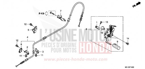 HANDBREMSE NSA700A8 de 2008