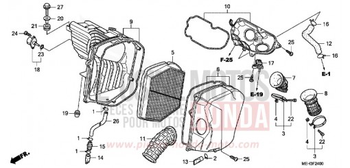 LUFTFILTER NSA700A8 de 2008