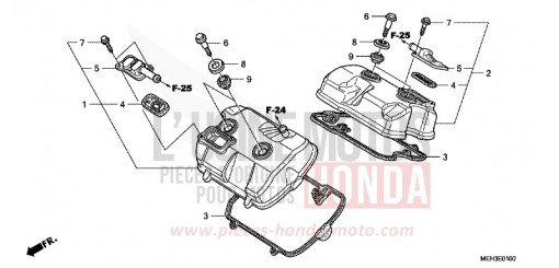 ZYLINDERKOPFDECKEL NSA700A9 de 2009