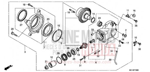 ANTRIEBSZAHNRAD NSA700A9 de 2009