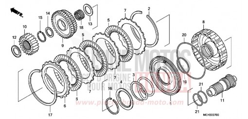 KUPPLUNG NSA700A9 de 2009
