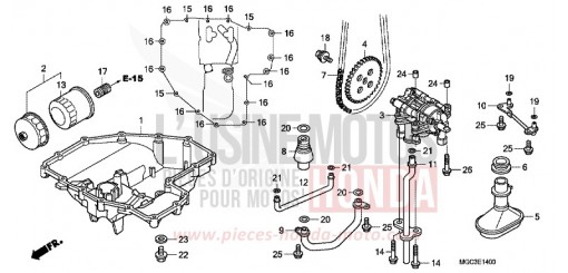 OELWANNE/OELPUMPE CB1100AD de 2013