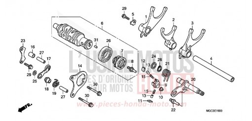 SCHALTTROMMEL/SCHALTGABEL CB1100AD de 2013