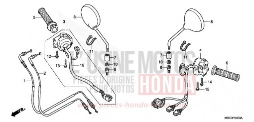 SCHALTER/KABEL CB1100AD de 2013