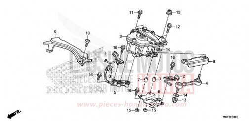 LENKUNGSDAEMPFER CBR1000S1H de 2017