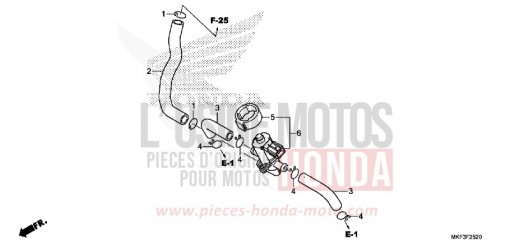 LUFTEINSPRITZ-STEUERVENTIL CBR1000S2H de 2017