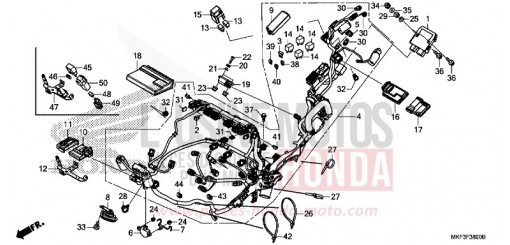 KABELBAUM CBR1000S2H de 2017
