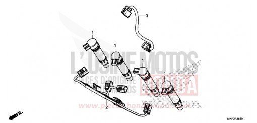 HILFSKABELBAUM CBR1000S2H de 2017