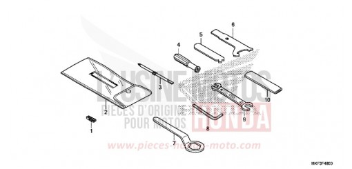 WERKZEUGE CBR1000S2H de 2017