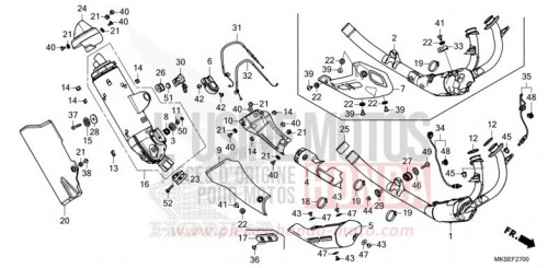 ABGAS-SCHALLDAEMPFER CRF1100AM de 2021