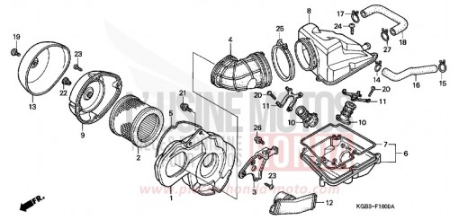 LUFTFILTER VT125C2Y de 2000
