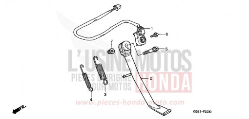 SEITENSTAENDER VT125C2Y de 2000
