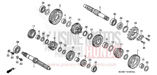 GETRIEBE VT125C3 de 2003