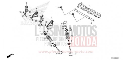 NOCKENWELLE/VENTIL CRF1100AM de 2021