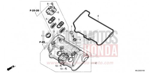 ZYLINDERKOPFDECKEL CRF1100AN de 2022