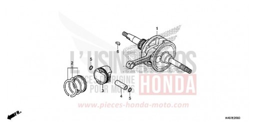 VILEBREQUIN/PISTON NSS125ADK de 2020