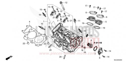 ZYLINDERKOPF CRF1100AN de 2022