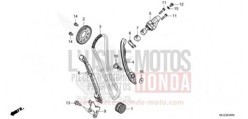 NOCKENWELLENKETTE/SPANNVORRICHTUNG CRF1100AN de 2022