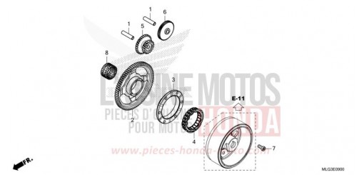 ANLASSERKUPPLUNG CRF1100AN de 2022