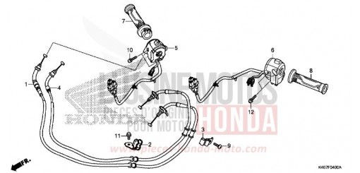 COMMUTATEUR/CABLE NSS125ADH de 2018