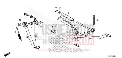 BEQUILLE NSS125ADF de 2016
