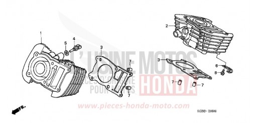 ZYLINDER VT125C4 de 2004