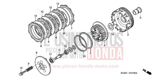 KUPPLUNG VT125C4 de 2004