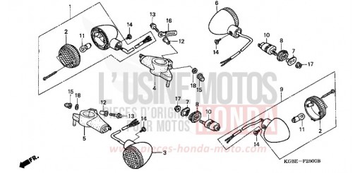 CLIGNOTANT VT125C6 de 2006