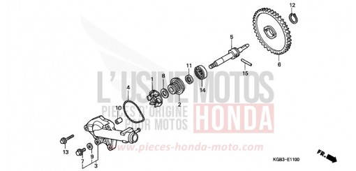 WASSERPUMPE VT125CX de 1999