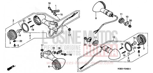 BLINKER VT125CY de 2000