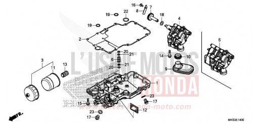 OELWANNE/OELPUMPE CRF1100D2L de 2020