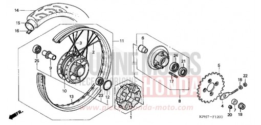HINTERRAD ANF1253 de 2003