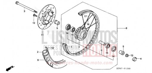 VORDERRAD ANF1253 de 2003