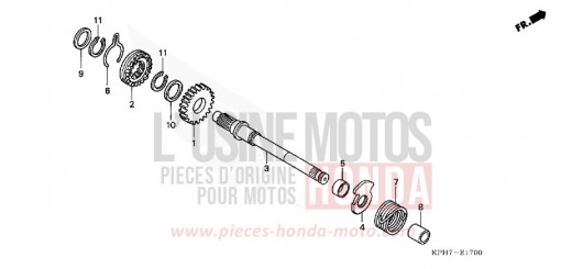 KICKSTARTERSPINDEL ANF1253 de 2003