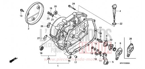 KURBELGEHAEUSEABDECKUNG ANF1255 de 2005