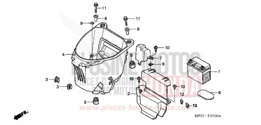 BATTERIE/HANDGEPAECKFACH ANF1255 de 2005