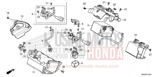 BATTERIE CRF1100D2M de 2021