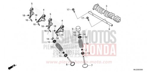 NOCKENWELLE/VENTIL CRF1100D2N de 2022