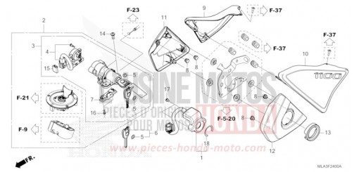 SEITENABDECKUNG/KOMBISCHALTER CMX1100AM de 2021