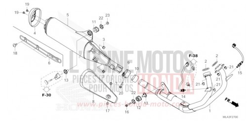 ABGAS-SCHALLDAEMPFER CMX1100AN de 2022