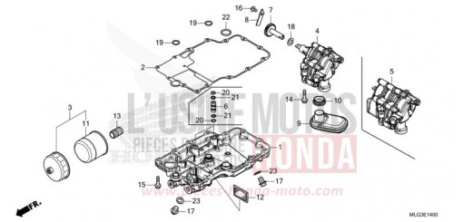 OELWANNE/OELPUMPE CRF1100D2N de 2022