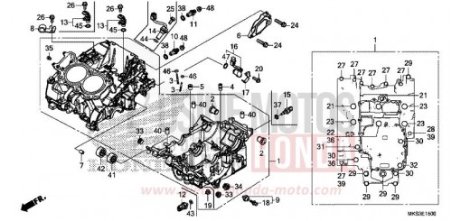 KURBELGEHAEUSE CRF1100D4L de 2020